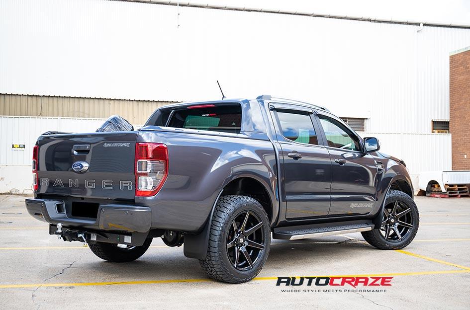 FORD RANGER AVALANCHE GLOSS BLACK MILLED ACCENTS